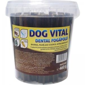 DOG VITAL DENTAL FOGÁPOLÓ JUTALOMFALAT FAHÉJAS-CSOKIS 460G