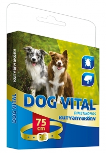 Dog Vital Dimetikonos Kutyanyakörv Fekete
