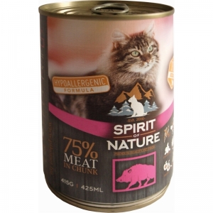 Spirit of Nature Cat Vaddisznóhússal 415gr