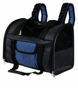 Trixie Hátizsák Connor Nylon Fekete/Kék 44×30×21cm